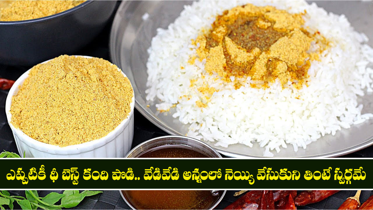 2 నుంచి 3 నెలల పాటు నిల్వ ఉండే కంది పొడి తయారీ