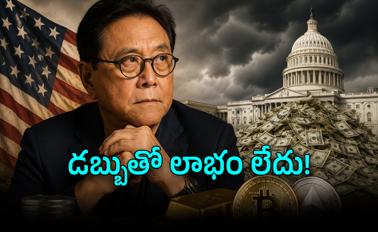 అమెరికా అప్పు 39 ట్రిలియన్ డాలర్లు: రాబర్ట్ కియోసాకి ఆందోళన