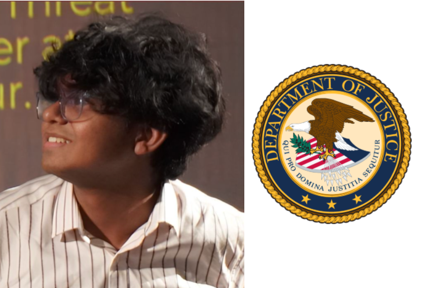అమెరికా DoJ సైబర్ సెక్యూరిటీ హాల్ ఆఫ్ ఫేమ్లో 19 ఏళ్ల భారతీయ యువకుడు