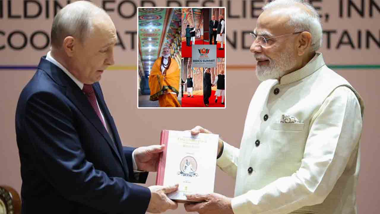 బ్రిక్స్ సదస్సులో తమిళ సంస్కృతిని ప్రదర్శించిన ప్రధాని మోడీ