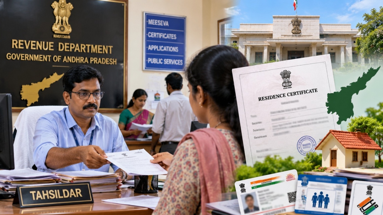 ఏపీలో రెసిడెన్స్ సర్టిఫికెట్ నిబంధనలు సరళతరం: ఆధార్, రేషన్ కార్డు సరిపోతాయి
