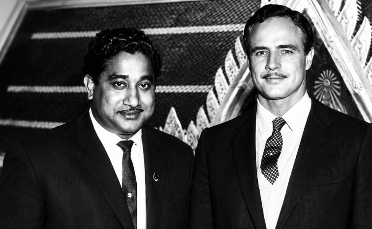 హాలీవుడ్ నటుడు మార్లన్ బ్రాండోతో శివాజీ గణేశన్ ఆసక్తికర చర్చ