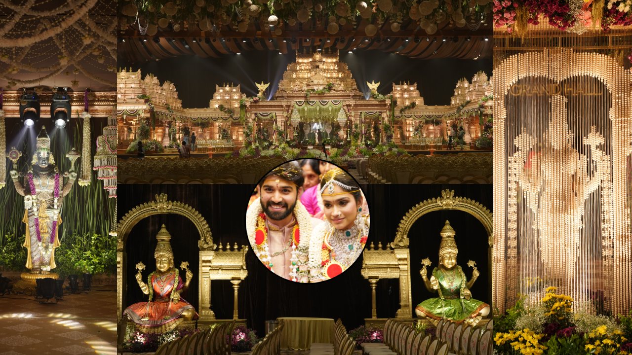 హైదరాబాద్లో బండ్ల గణేష్ కుమార్తె జనని వివాహం