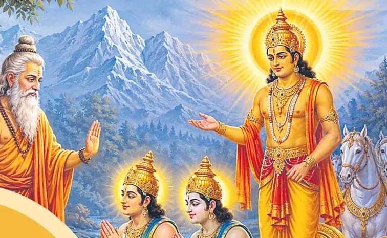 కురుక్షేత్ర యుద్ధం తర్వాత కృష్ణుడు దిగగానే కాలిపోయిన అర్జునుడి రథం