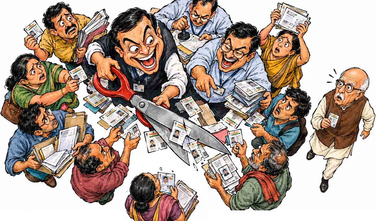 ఓటర్ల జాబితా సవరణలో గందరగోళం: ప్రముఖులకు ఎన్నికల సంఘం నోటీసులు
