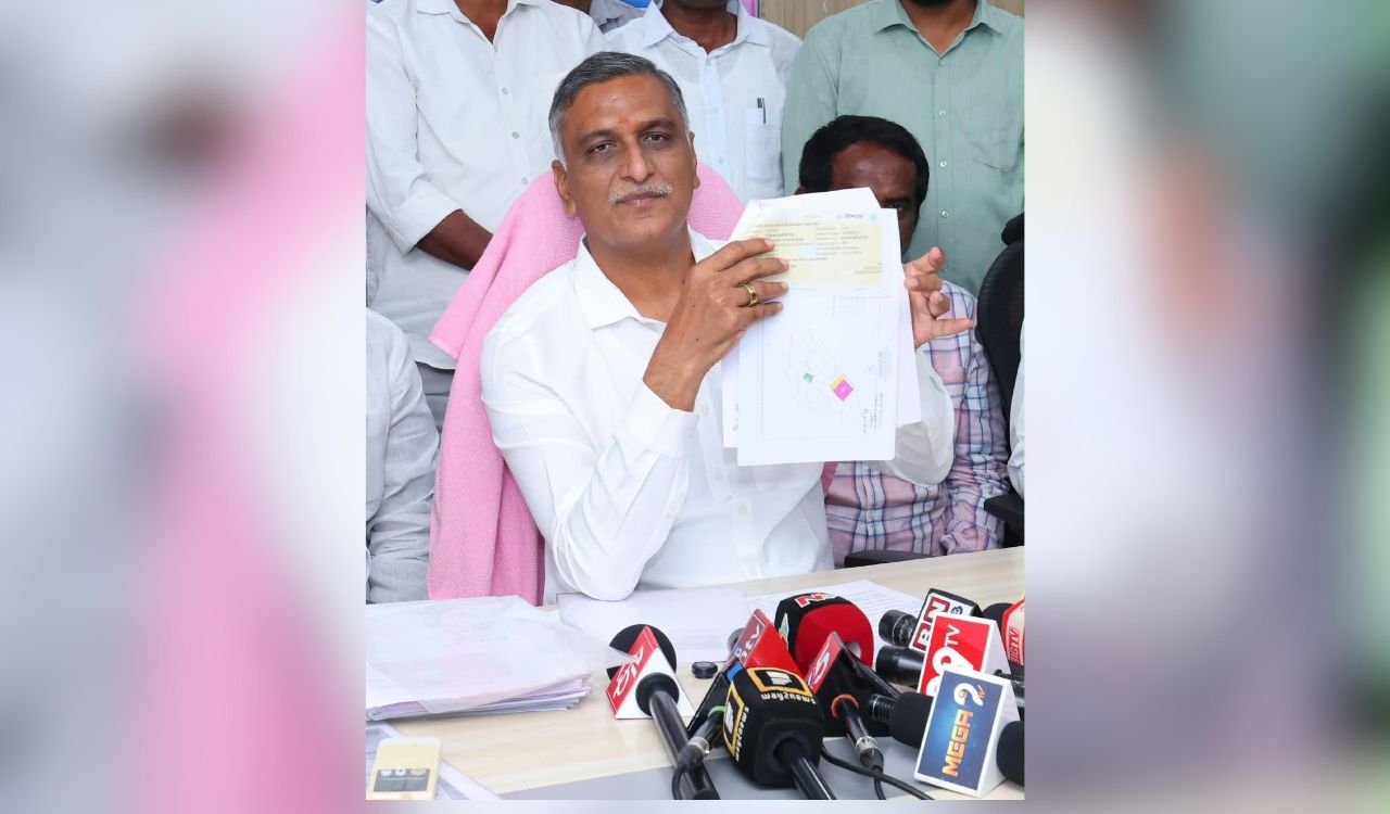 సిద్దిపేట భూముల పరిశీలనపై స్పందించిన మాజీ మంత్రి హరీష్ రావు