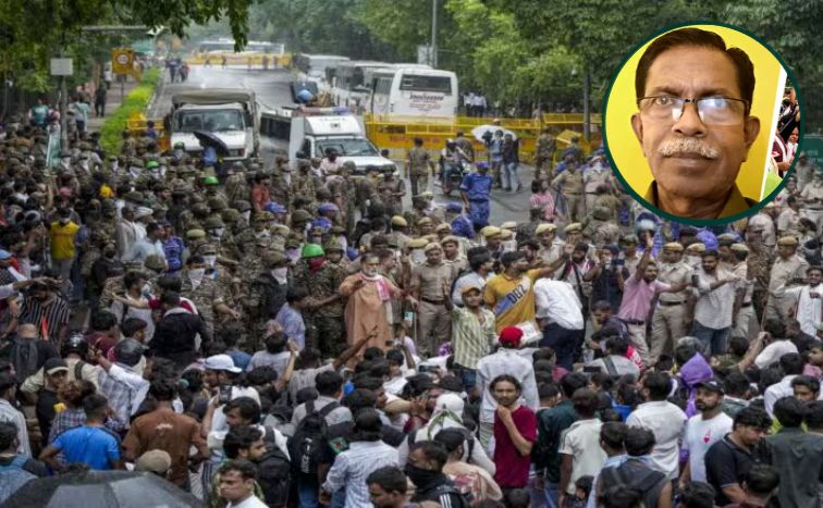 టీజీ మోహన్దాస్ ఆందోళనకారులపై కాల్పులు ఆదేశించాడు